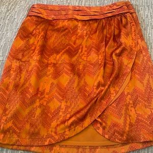 Silky like mini skirt